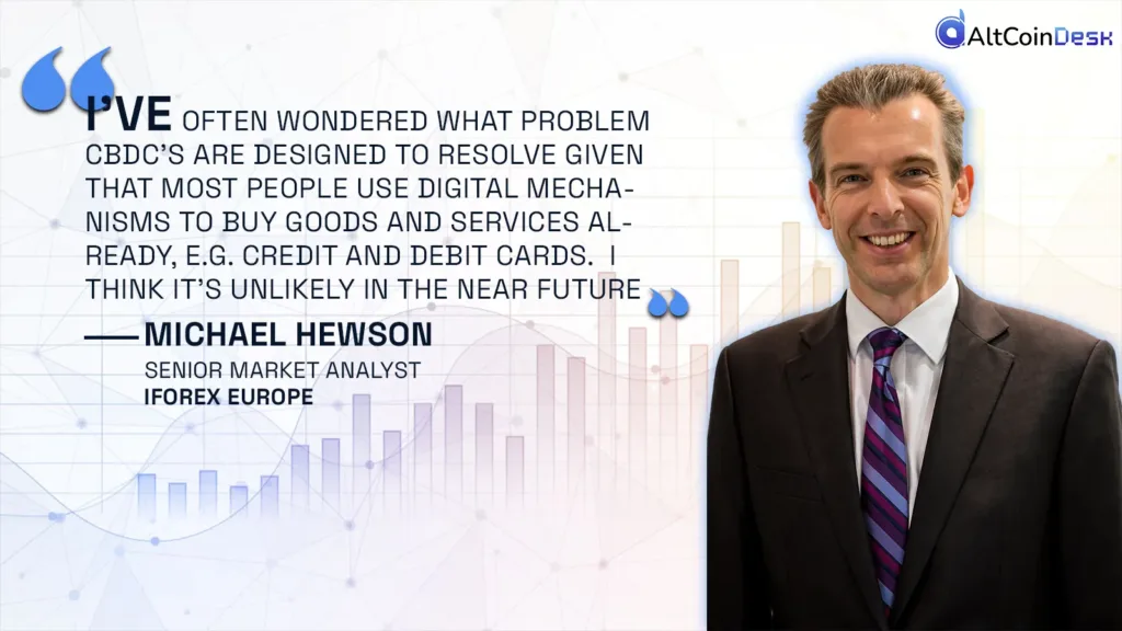 Market analyst Michael Hewson says Middle East tensions could reshape global crypto markets 1 Michael Hewson Senior Market Analyst