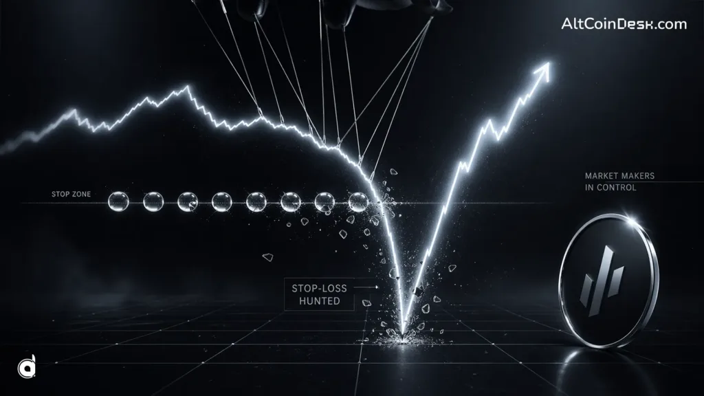 Stop loss in crypto secrets: Why price finds your exit level 2 Stop loss in crypto: Why your trades get hit then reverse