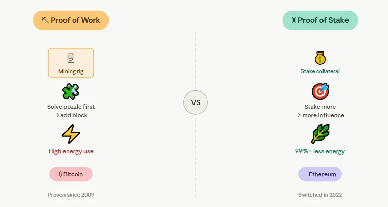 Blockchain consensus algorithms explained: PoW, PoS, PoH, and beyond 2 Proof of Work vs Proof of Stake