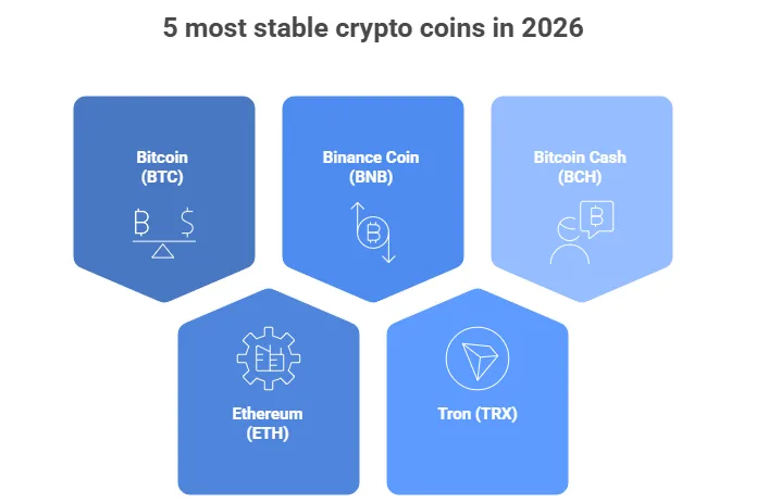 What are the top 5 most stable crypto coins in 2026? 1 image 195