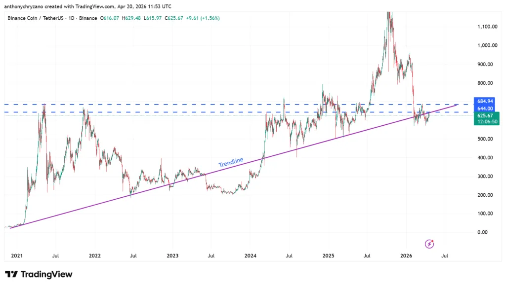 BNB coin loses its macro uptrend; could there be a historic recovery? 2 image 233