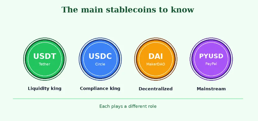 How stablecoins are quietly becoming the Layer 1 of global finance 4 Top stablecoins at a glance