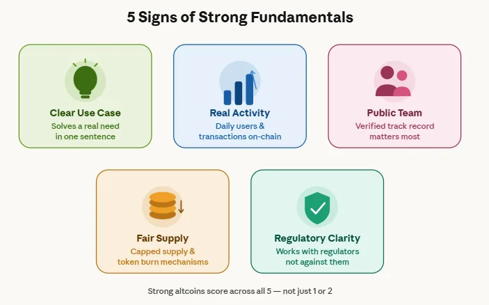 Breaking down the top 10 altcoins with the strongest fundamentals today 1 Altcoins with strongest fundamentals checklist