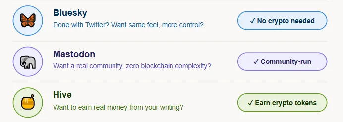 Top 5 decentralized social media (DeSo) platforms gaining ground in 2026 3 Which decentralized social media platform is right for you?