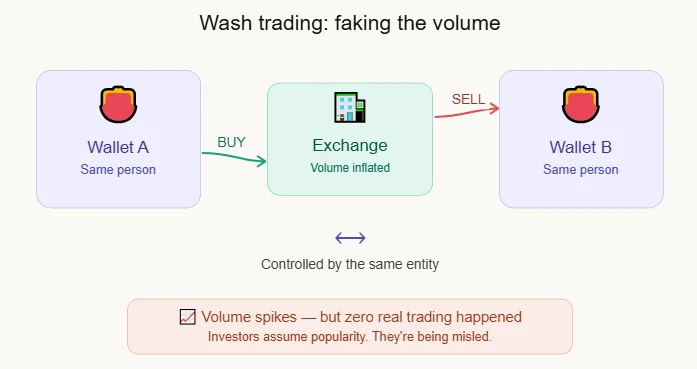 What is crypto market manipulation and how to detect it before losing money 2 Wash trading fake volume crypto