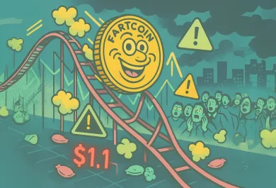 FARTCOIN slides to $1.1 amid sell-off fears