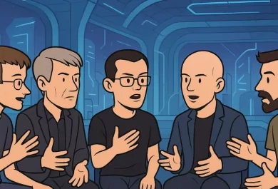 Cartoon Images of Vitalik, Saylor, CZ and more
